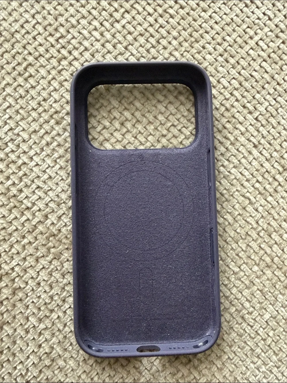 iPhone 17 pro Apple Silicone iPhone Case in Deep Plum